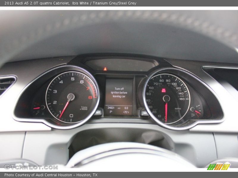  2013 A5 2.0T quattro Cabriolet 2.0T quattro Cabriolet Gauges