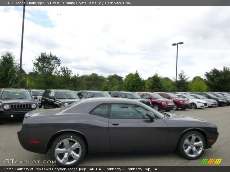 Granite Crystal Metallic / Dark Slate Gray 2014 Dodge Challenger R/T Plus