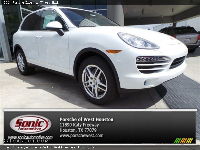 White / Black 2014 Porsche Cayenne