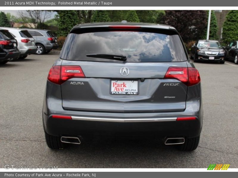 Polished Metal Metallic / Taupe 2011 Acura MDX Technology