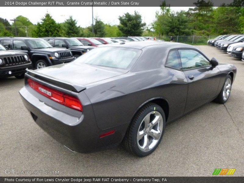 Granite Crystal Metallic / Dark Slate Gray 2014 Dodge Challenger R/T Plus