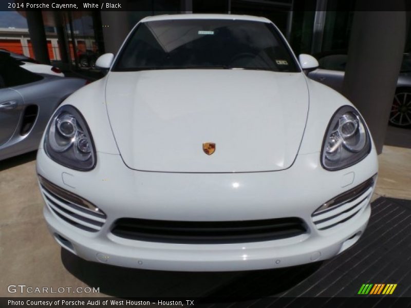 White / Black 2014 Porsche Cayenne