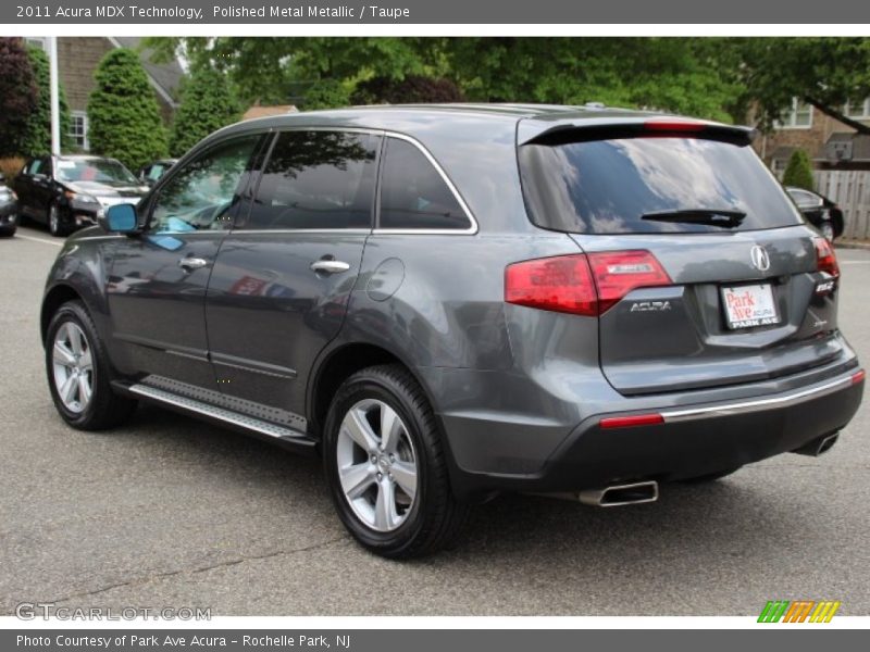 Polished Metal Metallic / Taupe 2011 Acura MDX Technology