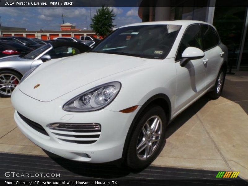 White / Black 2014 Porsche Cayenne