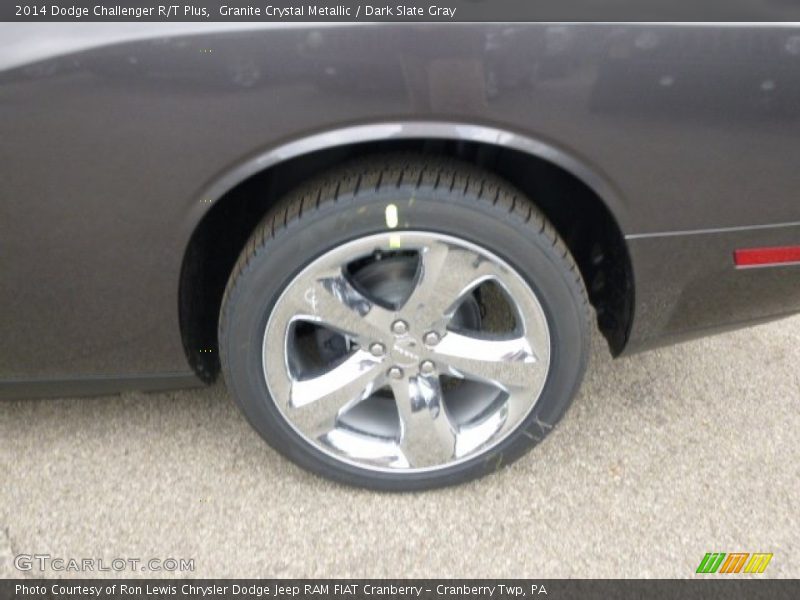 Granite Crystal Metallic / Dark Slate Gray 2014 Dodge Challenger R/T Plus