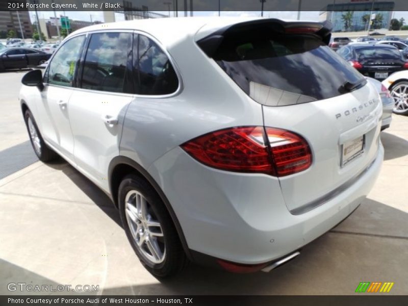 White / Black 2014 Porsche Cayenne