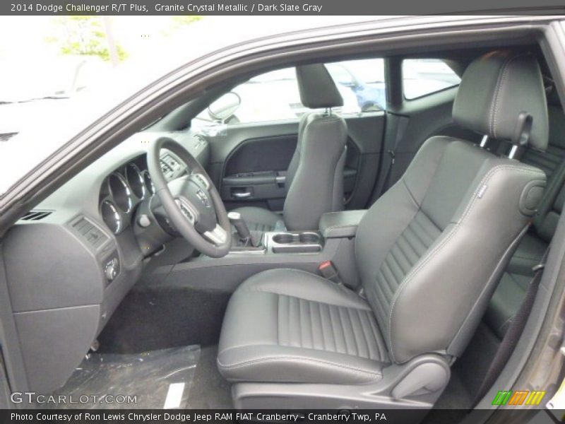 Granite Crystal Metallic / Dark Slate Gray 2014 Dodge Challenger R/T Plus