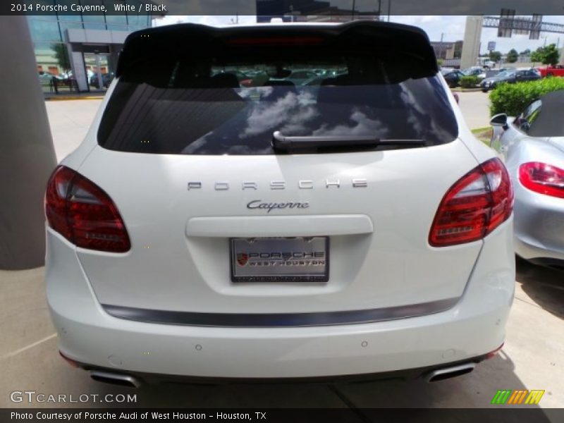 White / Black 2014 Porsche Cayenne