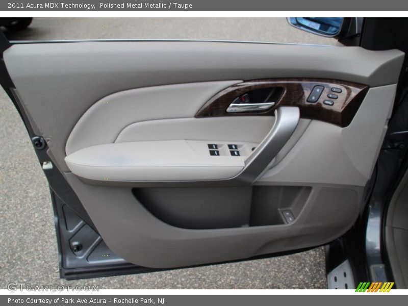 Polished Metal Metallic / Taupe 2011 Acura MDX Technology