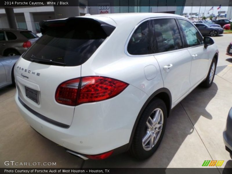 White / Black 2014 Porsche Cayenne