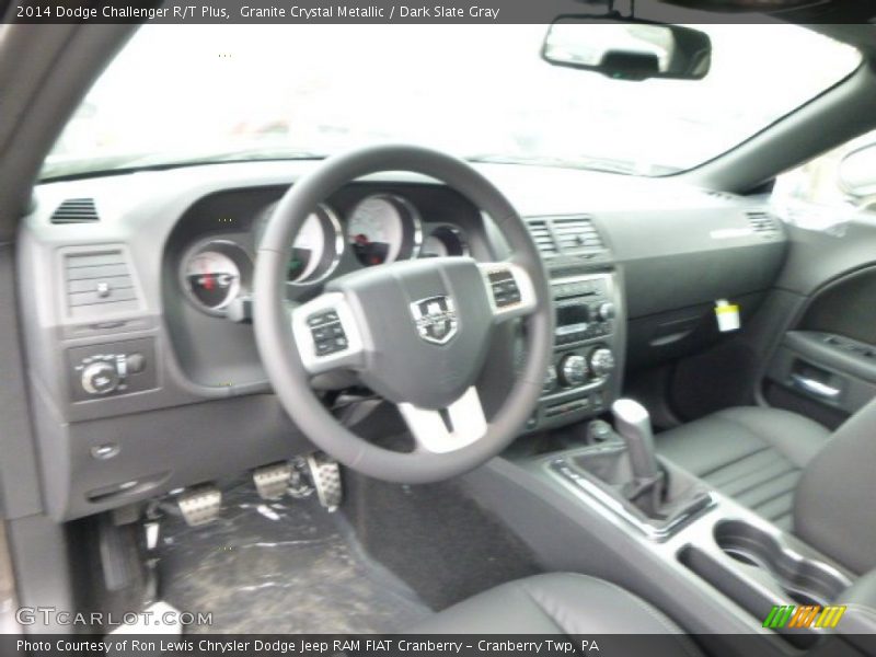 Granite Crystal Metallic / Dark Slate Gray 2014 Dodge Challenger R/T Plus