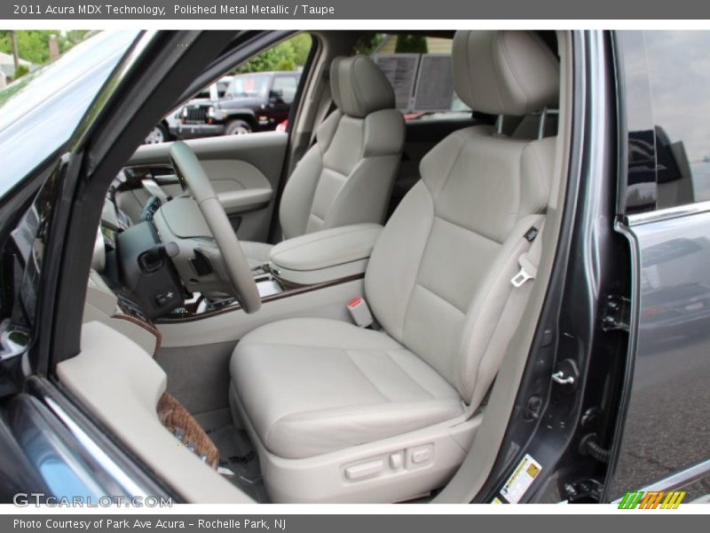 Polished Metal Metallic / Taupe 2011 Acura MDX Technology