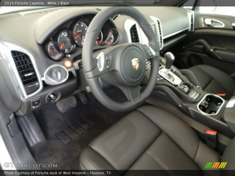 White / Black 2014 Porsche Cayenne