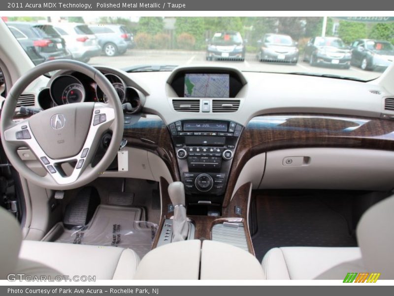 Polished Metal Metallic / Taupe 2011 Acura MDX Technology