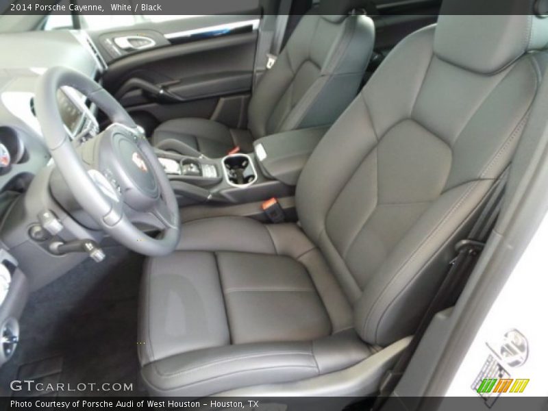 White / Black 2014 Porsche Cayenne