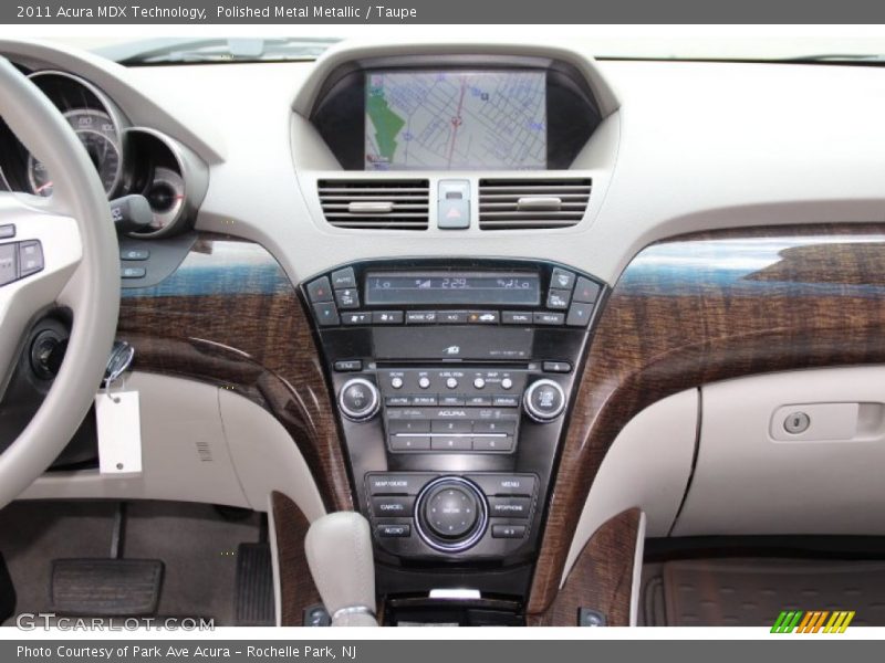 Polished Metal Metallic / Taupe 2011 Acura MDX Technology