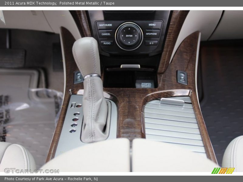 Polished Metal Metallic / Taupe 2011 Acura MDX Technology
