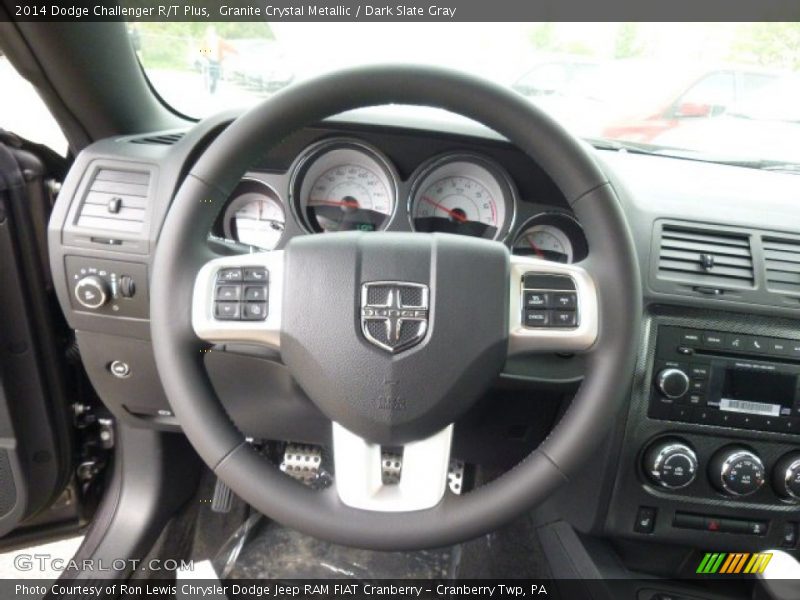 Granite Crystal Metallic / Dark Slate Gray 2014 Dodge Challenger R/T Plus