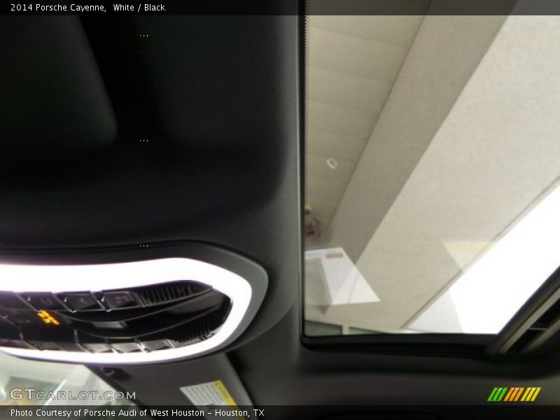 White / Black 2014 Porsche Cayenne