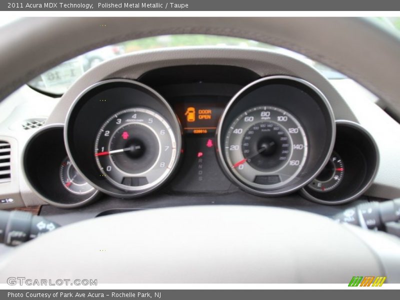 Polished Metal Metallic / Taupe 2011 Acura MDX Technology