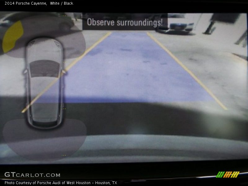 White / Black 2014 Porsche Cayenne