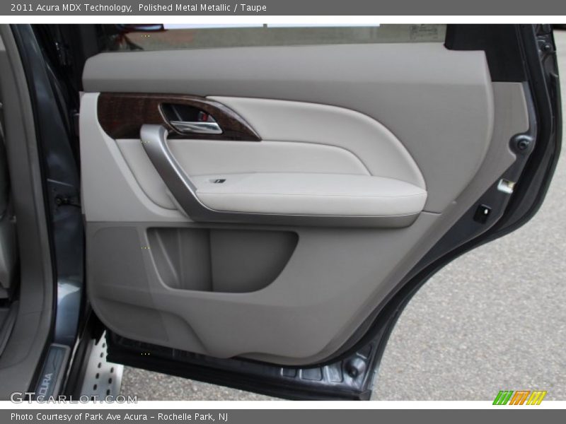 Polished Metal Metallic / Taupe 2011 Acura MDX Technology