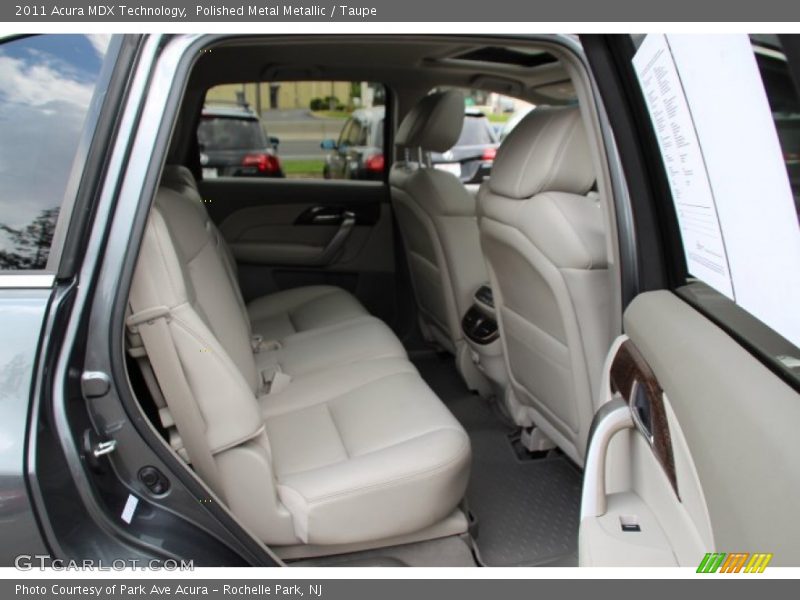 Polished Metal Metallic / Taupe 2011 Acura MDX Technology
