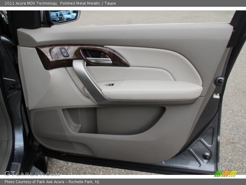 Polished Metal Metallic / Taupe 2011 Acura MDX Technology