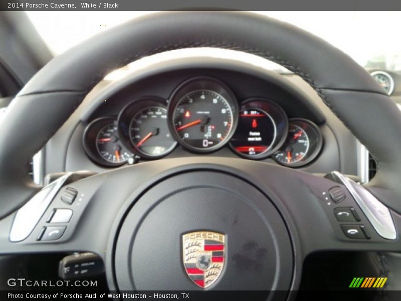 White / Black 2014 Porsche Cayenne