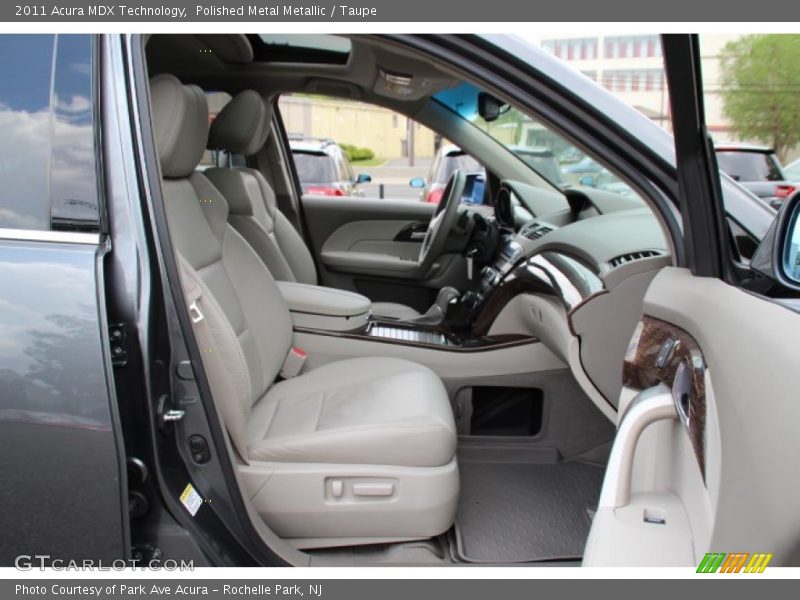 Polished Metal Metallic / Taupe 2011 Acura MDX Technology