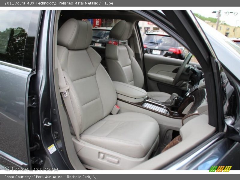 Polished Metal Metallic / Taupe 2011 Acura MDX Technology