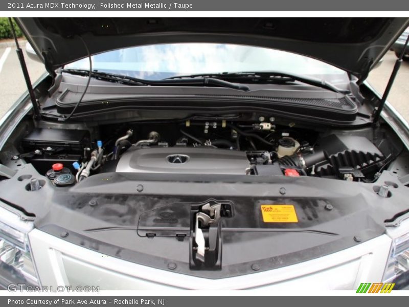Polished Metal Metallic / Taupe 2011 Acura MDX Technology
