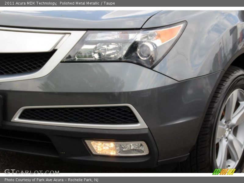 Polished Metal Metallic / Taupe 2011 Acura MDX Technology