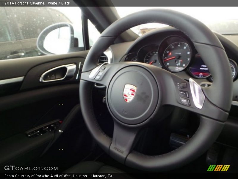 White / Black 2014 Porsche Cayenne