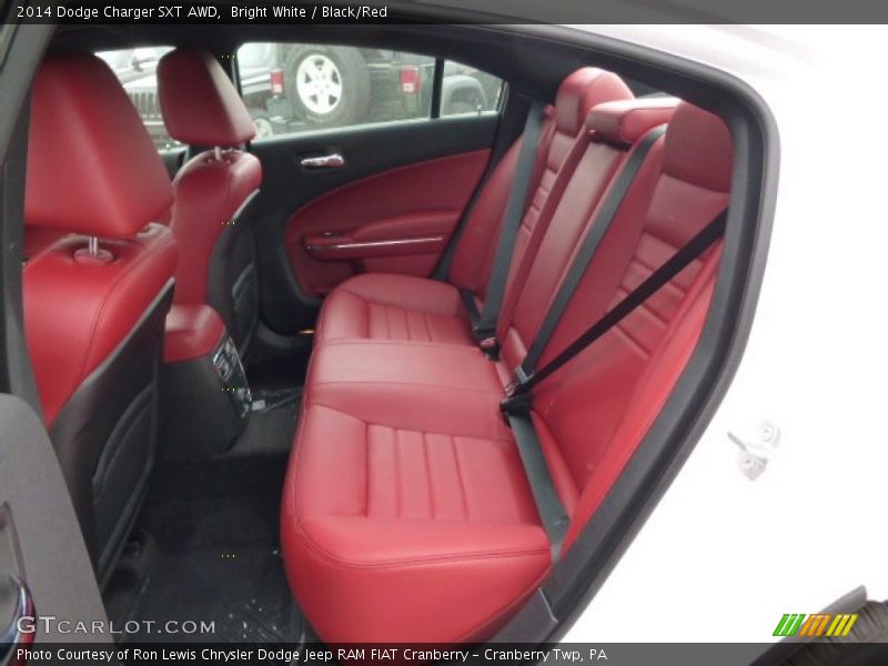 Rear Seat of 2014 Charger SXT AWD
