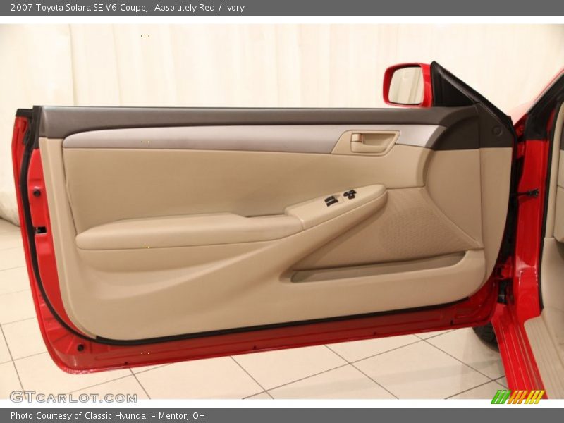 Door Panel of 2007 Solara SE V6 Coupe