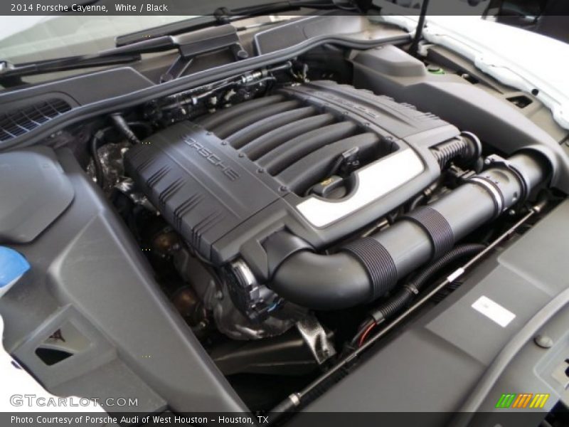 White / Black 2014 Porsche Cayenne