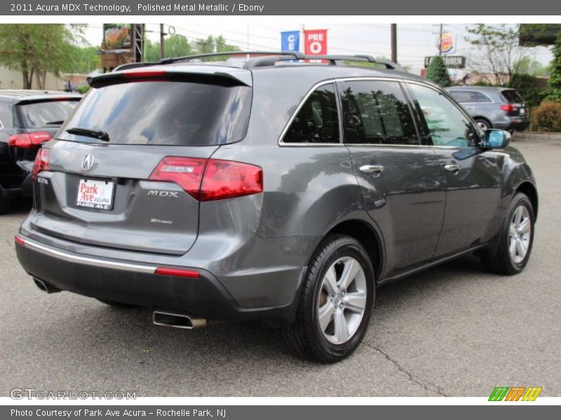 Polished Metal Metallic / Ebony 2011 Acura MDX Technology