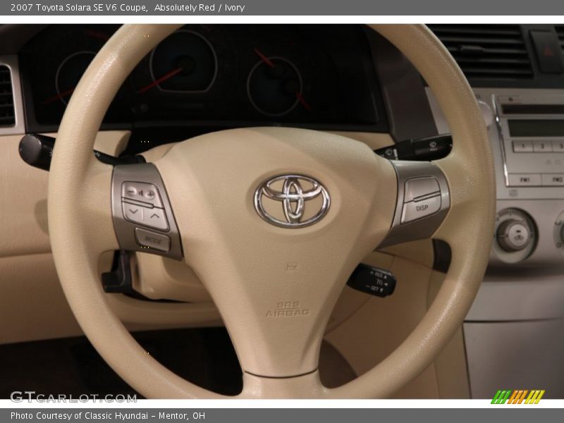  2007 Solara SE V6 Coupe Steering Wheel