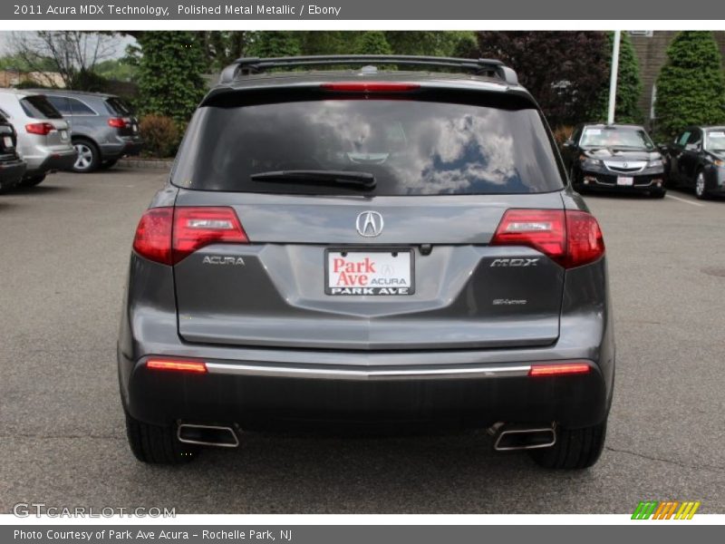 Polished Metal Metallic / Ebony 2011 Acura MDX Technology