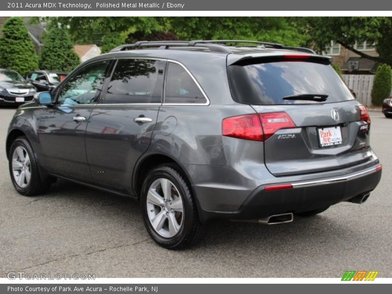 Polished Metal Metallic / Ebony 2011 Acura MDX Technology
