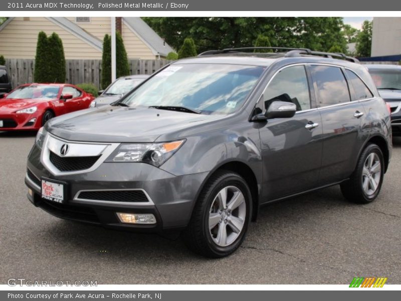 Polished Metal Metallic / Ebony 2011 Acura MDX Technology