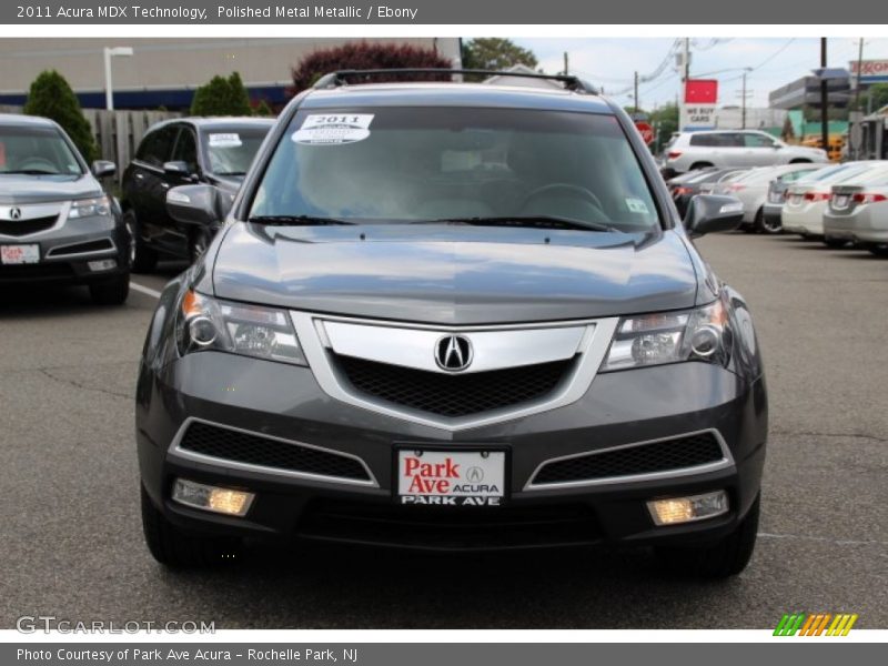 Polished Metal Metallic / Ebony 2011 Acura MDX Technology