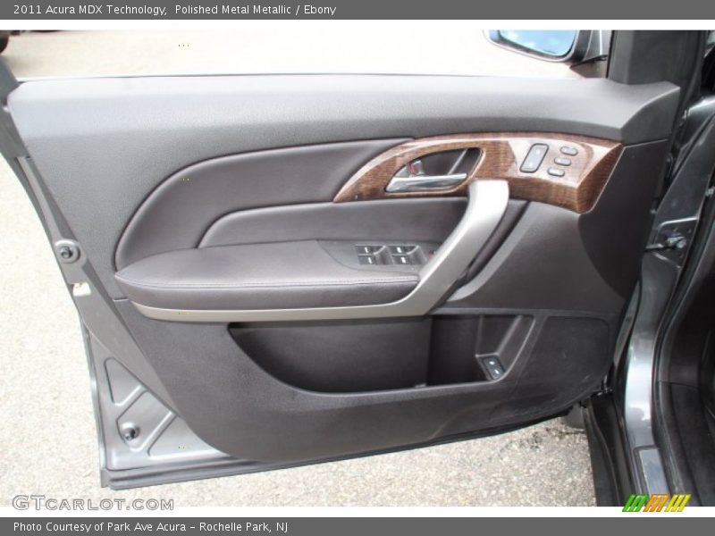 Polished Metal Metallic / Ebony 2011 Acura MDX Technology