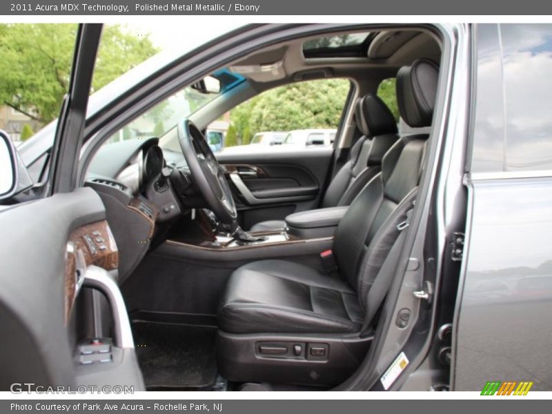 Polished Metal Metallic / Ebony 2011 Acura MDX Technology
