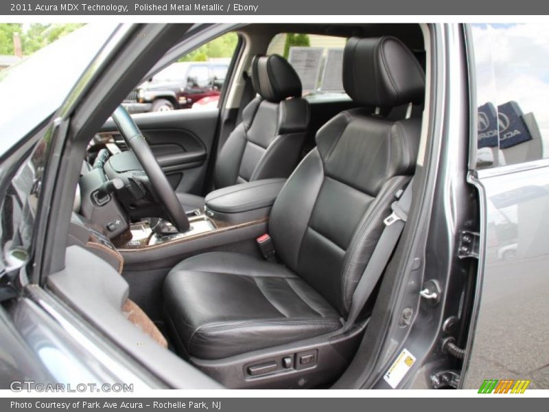 Polished Metal Metallic / Ebony 2011 Acura MDX Technology