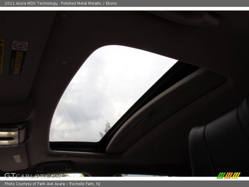 Polished Metal Metallic / Ebony 2011 Acura MDX Technology