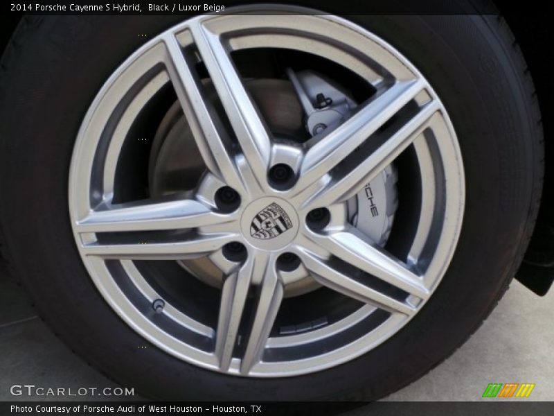 Black / Luxor Beige 2014 Porsche Cayenne S Hybrid