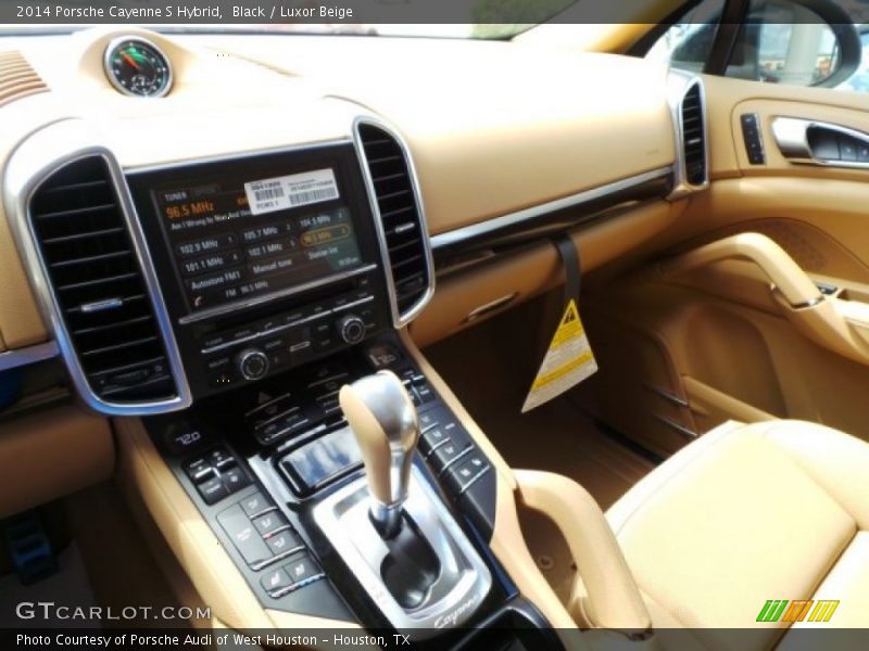Black / Luxor Beige 2014 Porsche Cayenne S Hybrid