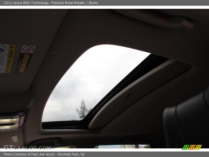 Polished Metal Metallic / Ebony 2011 Acura MDX Technology